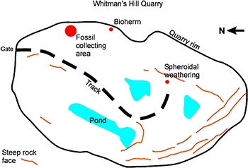 A view of Whitman Hill Quarry