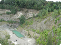 A view of the quarry